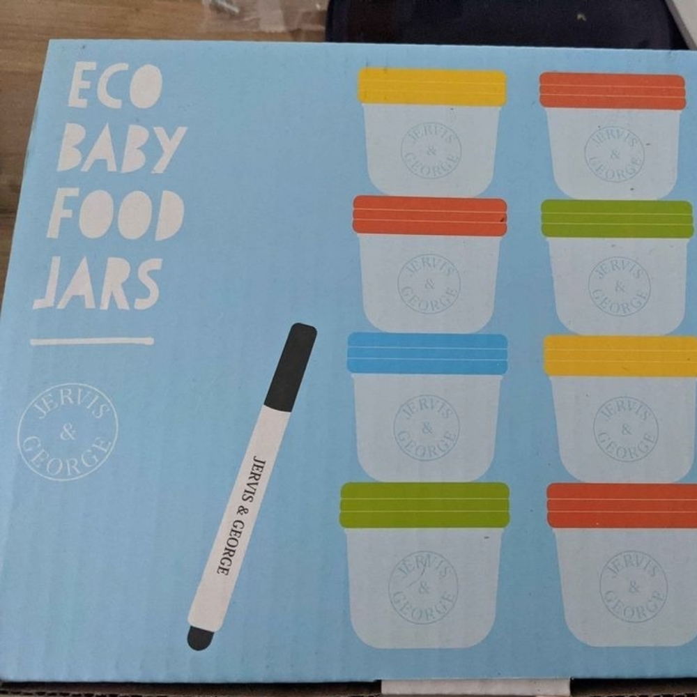 Jervis and George Eco Baby Food Glass Jars